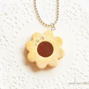 Cookie Flower Jewelry - Cookie Necklace