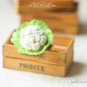Mini Food Jewelry - Cauliflower Art Ring